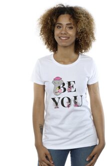 Disney Dames/Dames Dumbo Be You Katoenen T-Shirt (Wit) - XL