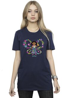 Disney Dames/Dames Encanto Mirabel Vlinder Katoenen Vriend T-shirt (Marineblauw) - maat XL Navy