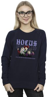 Disney Dames/Dames Hocus Pocus Hallows Eve Sweatshirt (Marineblauw) Navy