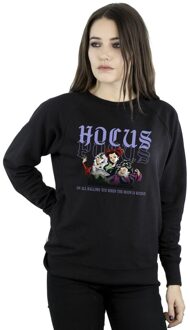 Disney Dames/Dames Hocus Pocus Hallows Eve Sweatshirt (Zwart)