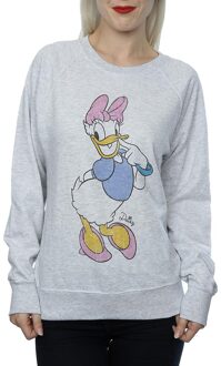 Disney Dames/Dames Klassiek Daisy Duck Heather Sweatshirt (Heide Grijs) - maat M