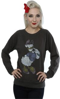 Disney Dames/Dames Klassiek Daisy Duck Heather Sweatshirt (Licht Grafiet) Grijs