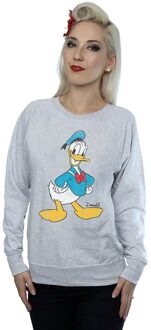 Disney Dames/Dames Klassiek Donald Duck Heather Sweatshirt (Heide Grijs) - maat XL