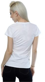 Disney Dames/Dames Klassiek Goofy Katoenen T-Shirt (Wit) - maat L