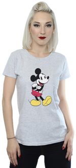 Disney Dames/Dames Klassiek Mickey Mouse Heather T-Shirt (Heide Grijs) - XS