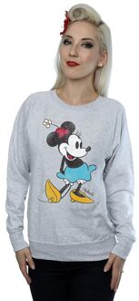 Disney Dames/Dames Klassiek Minnie Mouse Heather Sweatshirt (Grijs)