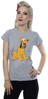 Disney Dames/Dames Klassiek Pluto Heather T-Shirt (Heide Grijs) - L