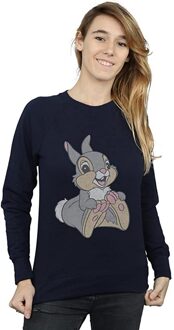 Disney Dames/Dames Klassiek Thumper Katoenen Sweatshirt (Marineblauw) Navy - M