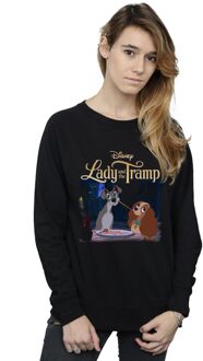 Disney Dames/Dames Lady And The Tramp Hommage Sweatshirt (Zwart) - maat XL
