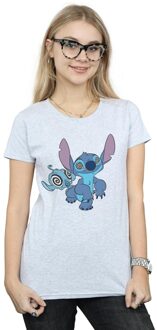 Disney Dames/Dames Lilo And Stitch Hypnotized Katoenen T-Shirt (Sportgrijs) - maat XL Lichtgrijs