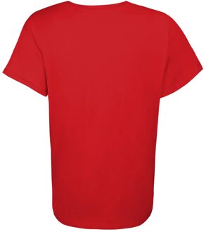 Disney Dames/dames Love Katoenen T-shirt (Rood) - maat M