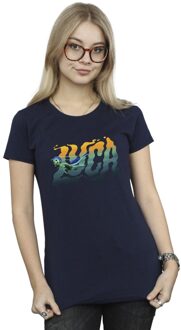 Disney Dames/Dames Luca Zwem Katoenen T-Shirt (Marineblauw) - maat Navy