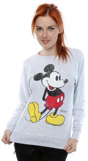 Disney Dames/Dames Mickey Mouse Classic Kick Sweatshirt (Heide Grijs) - XL