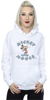 Disney Dames/Dames Mickey Mouse Dash Hoodie (Wit) - maat M