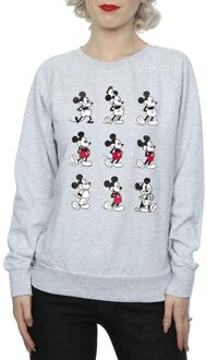 Disney Dames/Dames Mickey Mouse Evolution Sweatshirt (Heide Grijs)