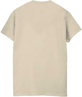 Disney Dames/Dames Mickey Mouse Kamille Hoofd Katoenen Vriendje T-shirt (Zand) - maat 5XL