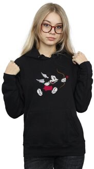 Disney Dames/Dames Mickey Mouse Love Cherub Hoodie (Zwart) - maat L