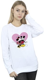 Disney Dames/Dames Mickey Mouse Love Languages Sweatshirt (Wit) - XL