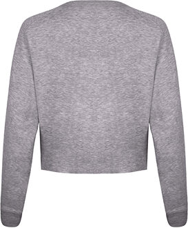 Disney Dames/dames Mickey Mouse Sketch Crop Sweatshirt (Sportgrijs) - maat Lichtgrijs