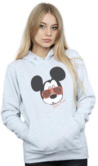 Disney Dames/Dames Mickey Mouse Zonnebril Hoodie (Sportgrijs) - maat 2XL Lichtgrijs