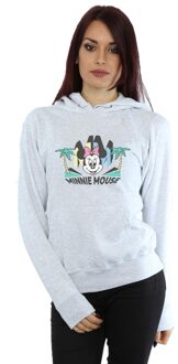 Disney Dames/Dames Minnie MM Palm Hoodie (Sportgrijs) Lichtgrijs