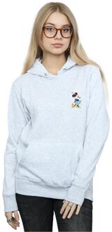 Disney Dames/Dames Minnie Mouse Kick Chest Hoodie (Heide Grijs) - maat XL