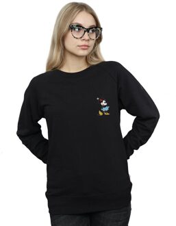 Disney Dames/Dames Minnie Mouse Kick Chest Sweatshirt (Zwart) - maat
