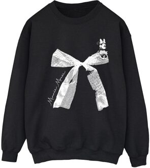 Disney Dames/Dames Minnie Mouse Strik Sweatshirt (Zwart, Zwart) - maat M
