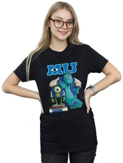 Disney Dames/Dames Monsters University Poster Katoenen Vriendje T-shirt (Zwart) - maat M