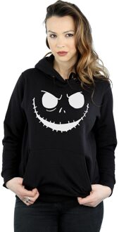 Disney Dames/Dames Nightmare Before Christmas Jack's Face Bold Hoodie (Zwart) - 2XL