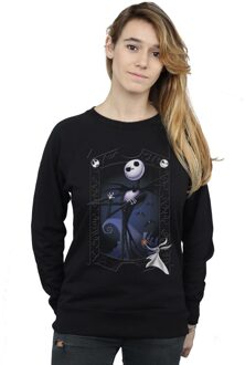 Disney Dames/Dames Nightmare Before Christmas Pumpkin King Sweatshirt (Zwart)
