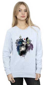 Disney Dames/Dames Schurken Sweatshirt (Heide Grijs) - L