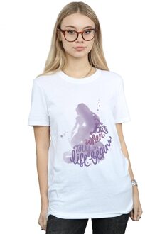 Disney Dames/Dames Tangled Now´s When My Life Begins Katoenen Vriendje T-shirt (Wit) - maat