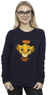 Disney Dames/Dames The Lion King Future King Sweatshirt (Marineblauw) Navy