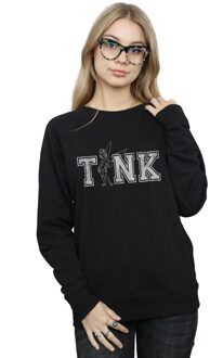 Disney Dames/Dames Tinker Bell Collegiate Tink Sweatshirt (Zwart) - maat M
