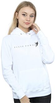 Disney Dames/Dames Tinker Bell Pixie Power Hoodie (Wit) - 2XL