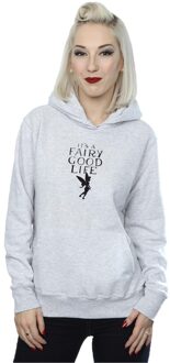 Disney Dames/Dames Tinkerbell Fairy Good Life Hoodie (Sportgrijs) - maat M Lichtgrijs