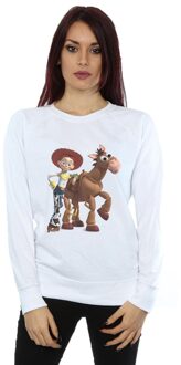 Disney Dames/Dames Toy Story 4 Jessie en Bullseye Sweatshirt (Wit) - M