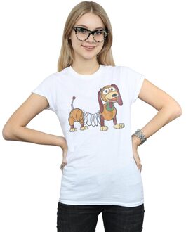 Disney Dames/Dames Toy Story 4 Slinky Pose Katoenen T-Shirt (Wit) - XL