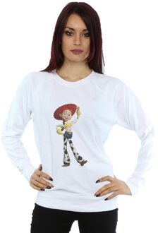 Disney Dames/Dames Toy Story Jessie Pose Sweatshirt (Wit) - maat 2XL