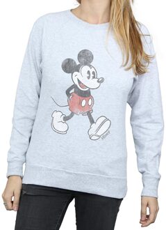 Disney Dames/Dames Wandelend Mickey Mouse Heather Sweatshirt (Grijs) - L