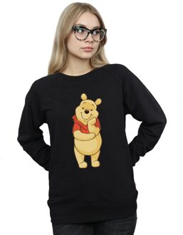 Disney Dames/Dames Winnie De Poeh Schattig Sweatshirt (Zwart) - maat M