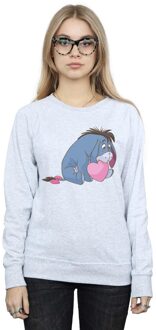 Disney Dames/Dames Winnie The Pooh Eeyore Mond Sweatshirt (Sportgrijs) Lichtgrijs