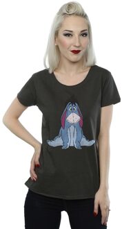 Disney Dames/Dames Winnie The Pooh Klassiek Eeyore Katoenen T-Shirt (Licht Grafiet) - maat 2XL Grijs