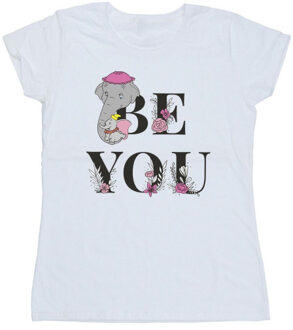Disney dames dumbo be you katoenen t-shirt Wit - L