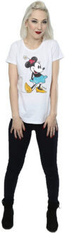 Disney dames klassiek minnie mouse katoenen t-shirt Wit - XXL