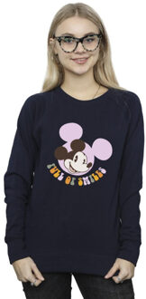 Disney dames mickey mouse full of smiles sweatshirt Blauw