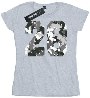 Disney dames mickey mouse patroon 28 katoenen t-shirt Grijs - S