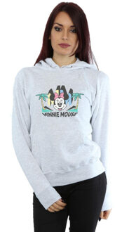 Disney dames minnie mm palm hoodie Grijs - XL
