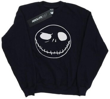 Disney dames nightmare before christmas jack´s big face sweatshirt Zwart - XXL